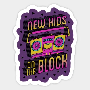 NKOTB RETRO 80S Sticker